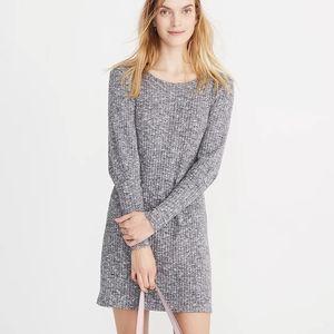 Madewell Ribbed Bubble-Sleeve Dress